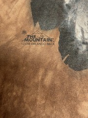 The Mountain Warrior Bear Tye Dye Tshirt Sz LG, Nature Liquid Blue Native