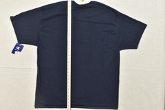 Champion Men 2XL Navy Blue Classic Jersey V-Neck Short Sleeve Cotton T-Shirt NEW
