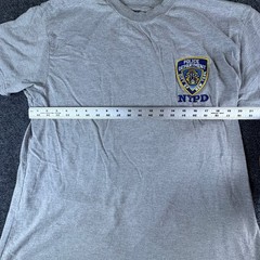 NYPD Police Department New York City Graphic T-Shirt Gray XL Torkia 2006