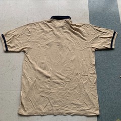 New Lost Coast Brewery Great White Beer Polo Shirt Salesman 1990s y2k Beige Tan