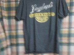 Pre-owned Mens Distressed Look Leinenkugel’s Summer Shandy Tshirt-Sz M-Brewery