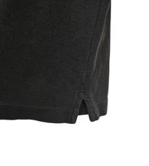 Carhartt Black Waffle Knit Thermal Shirt Mens Tall L Spell Out Logo Vintage K253