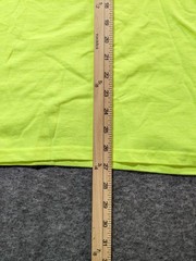 Menards Rheem Hi-Vis Neon Yellow T-Shirt 2XL Jerzees Dri-Power Active Eagle Logo