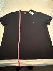NWT Polo Ralph Lauren 2XB V-neck Top Black