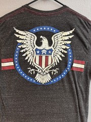 American Fighter by Affliction Men’s XL Gray Eagle Graphic T-Shirt Made in USA