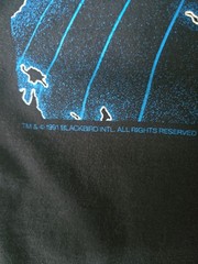 Vintage 1992 Blackbird B-2 Stealth Bomber T-Shirt Men’s Medium Black Air Force