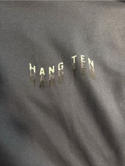 Hang Ten Mens Large Navy Performance Long Sleeve Shirt Stretch Athletic