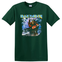 Iron Maiden Viking Warrior T Shirt Heavy Metal Skull Art Tee
