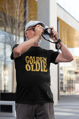 Golden Oldie T Shirt Tshirt Fancy Dress Retirement Birthday Work Gift Party