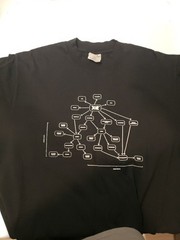 Shaka Wear SuperMAXHeavy Men’s Black Cotton Graphic Print T-Shirt Large