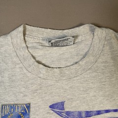 VTG 1995 Big Ten Football Champions Northwestern University T Shirt Gray XL S.S.