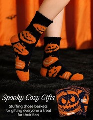 Halloween Fuzzy Socks 4X Thicker 2X Softer Cozy Fluffy Fits Size 612 Women