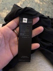 Balenciaga Black T Shirt Back Neck Logo Print Brand New Size XXL (True To Size)