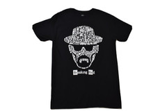 Breaking Bad Mens Walter White Heisenberg Face In Show Images Shirt New Small
