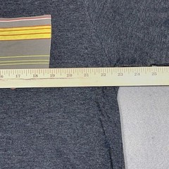 Airwalk Pocket Tee Men XL Regular Fit Charcoal Grey Striped Chest Pocket Skater