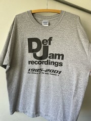 Vintage 2001 Def Jam Recordings Hip Hop Volume 1 T-Shirt Grey Mens XL