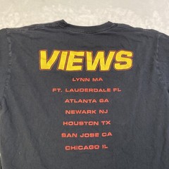 Drake 2016 Views Tour Shirt Long Sleeve Size Large Revenge Rap Tee Hip Hop