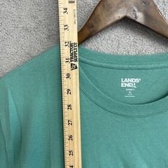 NWOT Lands’ End Men’s XL Super-T Green Crewneck Pocket Tee