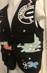 Dysorder LTD Limited Black Utility Vest Disrupt Systematic Functioning Med NWOT