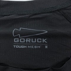 GORUCK Tough Mesh Training Shirt Mens Medium Black Short Sleeve Rucking Tee