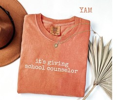 Comfort Colors School Counselor T-Shirt: Funny Mental Health Educator Gift