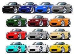 1999-04 Mazda Miata Sports Car Classic Garage Sign Wall Art Graphic Sticker