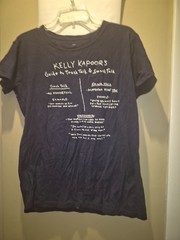 Ripple Junction The Office Kelly Kapoor’s Guide to Trash Talk Navy Blue Shirt XL