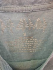 Def Leppard High ‘n’ Dry Graphic Band T-Shirt-100% Cotton- Size S