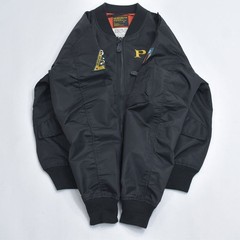 90s-00s VIP CLUB Flying Tigers P-40 Warhawk Embroidered Design MA-1 No Padding