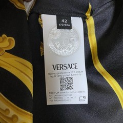 Versace Medusa Cameo silk shirt Size 42-EU NWT Formal Make A Statement