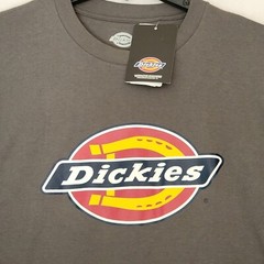 Dickies Logo SHIRT Mens GRAY 2XL XXL WORK WEAR CASUAL Outdoors Long Sleeve NWT
