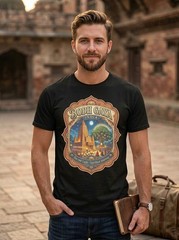 Bodh Gaya India Sacred Temple Graphic T-Shirt Unisex Travel Tee