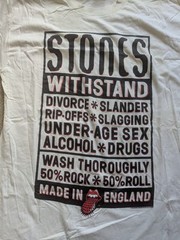 NEVER USED VINTAGE STONES WITHSTAND SINGLE STITCH ARMS US MADE 1994 BROCKUM XL
