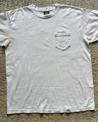 Vintage 90s Dickies White Pocket T-shirt Sz XL Made In USA