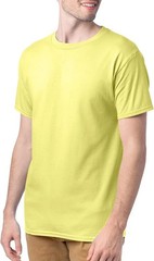 Hanes Men Crew neck T-Shirt 4-Pack ComfortSoft 100% Cotton Heavyweight Tee Plain