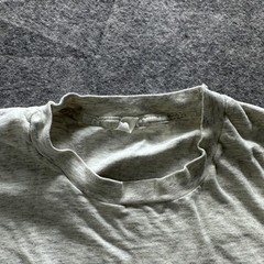 Vintage SS Shirt Mens Large Gray Pocket Crewneck Short Sleeve Tee Casual