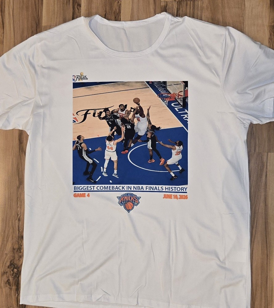 Hand of OG New York Knicks NBA Finals Game 4 t shirt men large