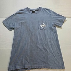 Riley Green Different Round Here Tour Shirt Men M Blue Comfort Colors Pocket Tee