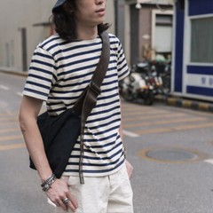 Bronson Breton Stripes T-Shirts Retro Short Sleeve French Marine Sailors Shirts