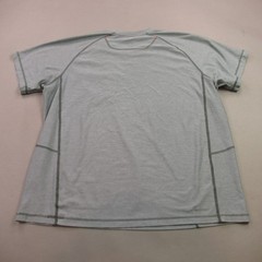 Mens Shirt XL Gray Short Sleeve Crew Neck Outdoors Lightweight Casual