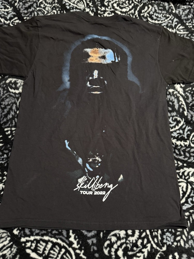 Skillibeng T-shirt Mens Size Small Black 2022 Tour Hip Hop Music
