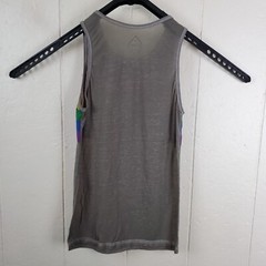 Well Worn Tank Top Mens Extra Small Gray Round Neck Sleeveless Pocket Stretch