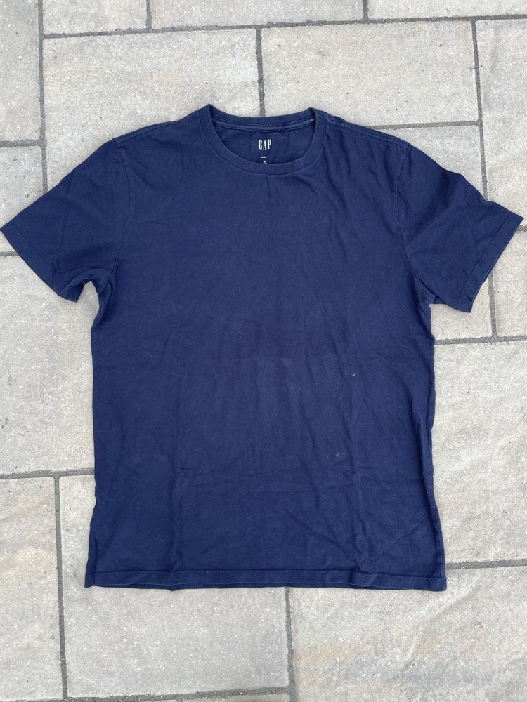 GAP Classic Tee Navy Blue Size Men’s Medium 100% Cotton Short Sleeve T Shirt