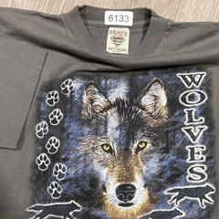 Wolf Shirt XL Vintage 90s Y2k Animal Nature Wolves Pack Redwoods California Tee
