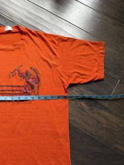 Vintage 80s Illinois Fighting Illini T-shirt Thin Soft Single Stitch