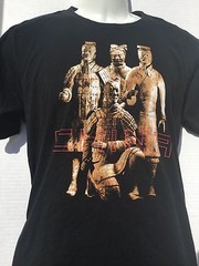 CHINA CHINESE OIN WARRIORS Black T Shirt Sz L large