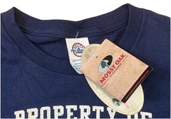 Property Of Mossy Oak Athletic Dept. Outdoors Sports T-shirt Size 2XL Navy Blue