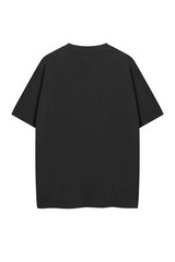 RHUDE slogan logo wheat ear logo retro short sleeved T-shirt black