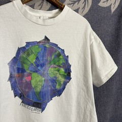 Vintage 1997 Common Threads Fragile Earth Anvil T-Shirt Size XL Single Stitch