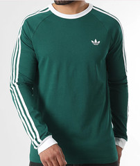 NEW MENS ADIDAS ORIGINALS CALIFORNIA TREFOIL LONG SLEEVE SHIRT~SIZE LARGE KE3543